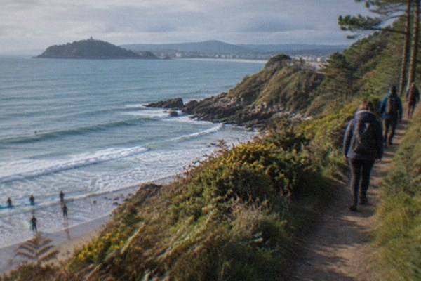 Camino Hike Over Mount Ulia, Kursaal