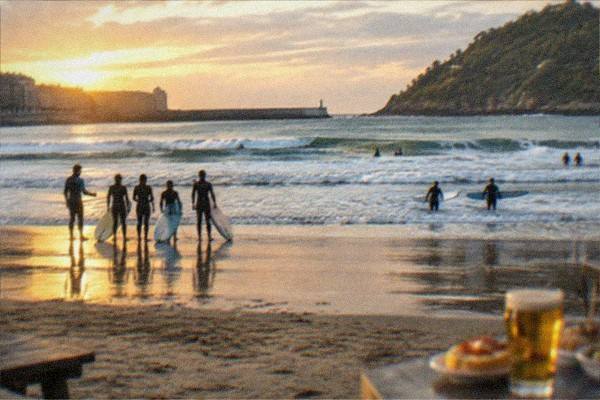 Surf Lesson Plus Pintxos, Gros