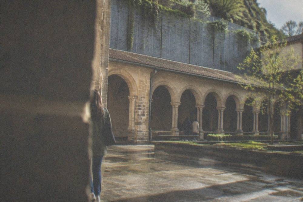 The San Telmo museum cloister in the Old Town of San Sebastián